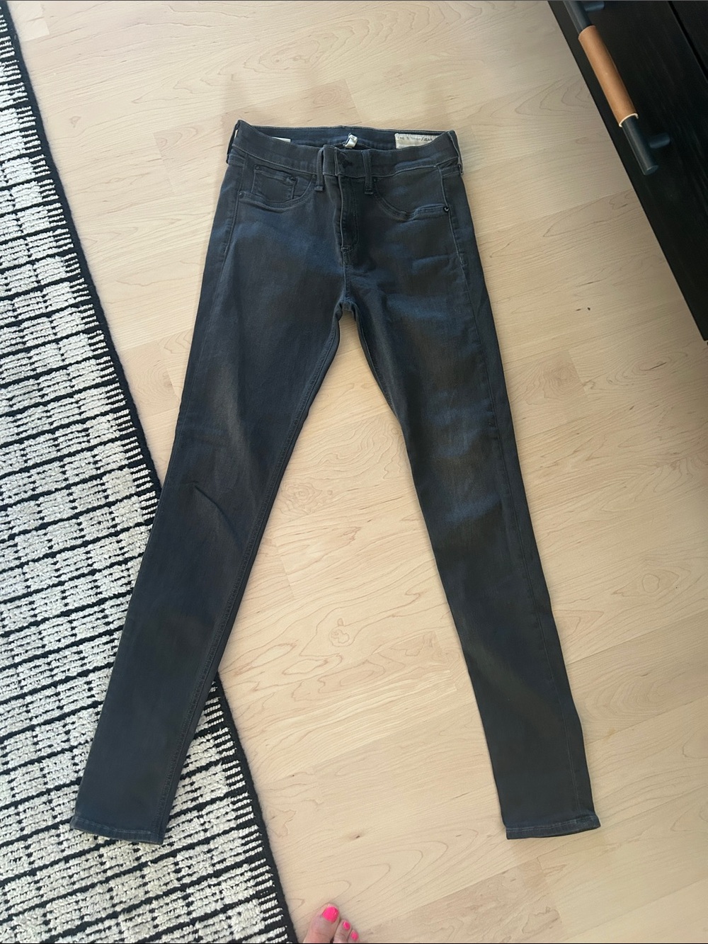 rag & bone Black Skinny Jeans